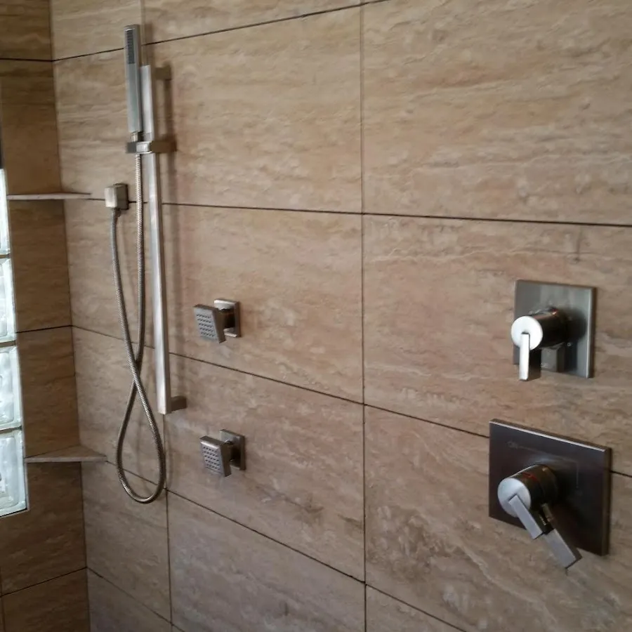 Shower fixture installation for Water Heater Replacement in North Providence